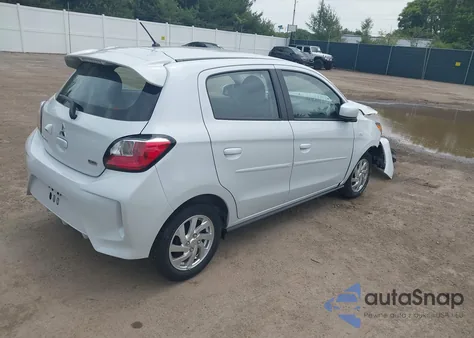 2022 Mitsubishi Mirage Es/Le from USA, damaged, VIN ML32AUHJ3NH008678